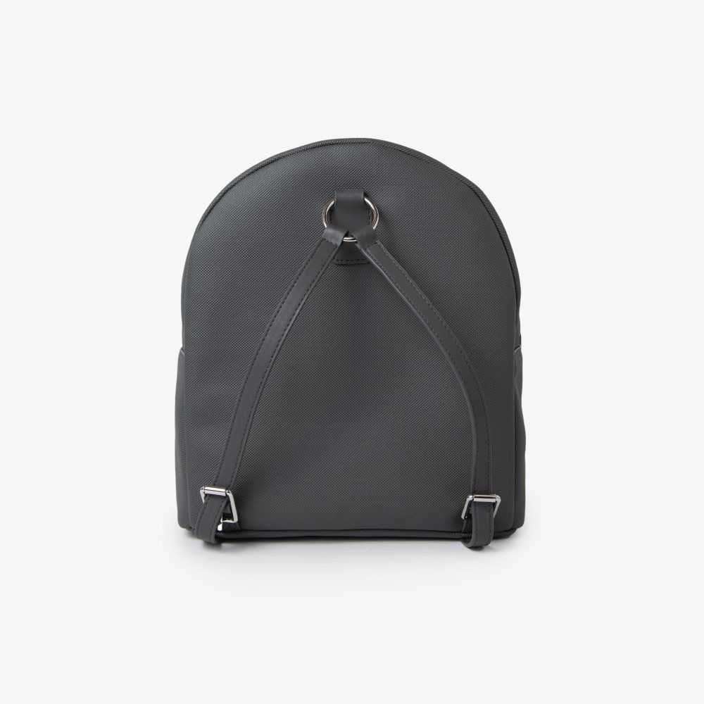 Lacoste Large Front Pocket Backpack Gris Oscuro | 4627-EFHPW