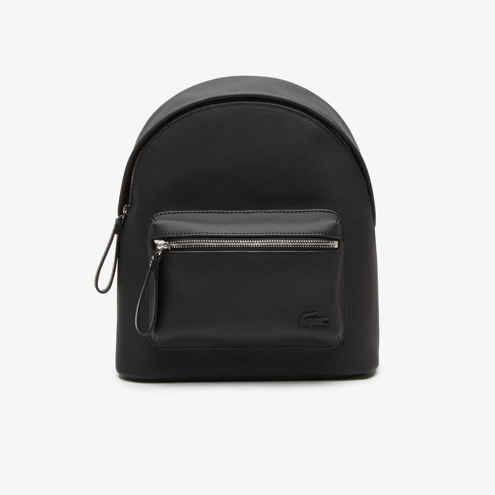 Lacoste Large Front Pocket Backpack Negras | 2654-OCHXJ