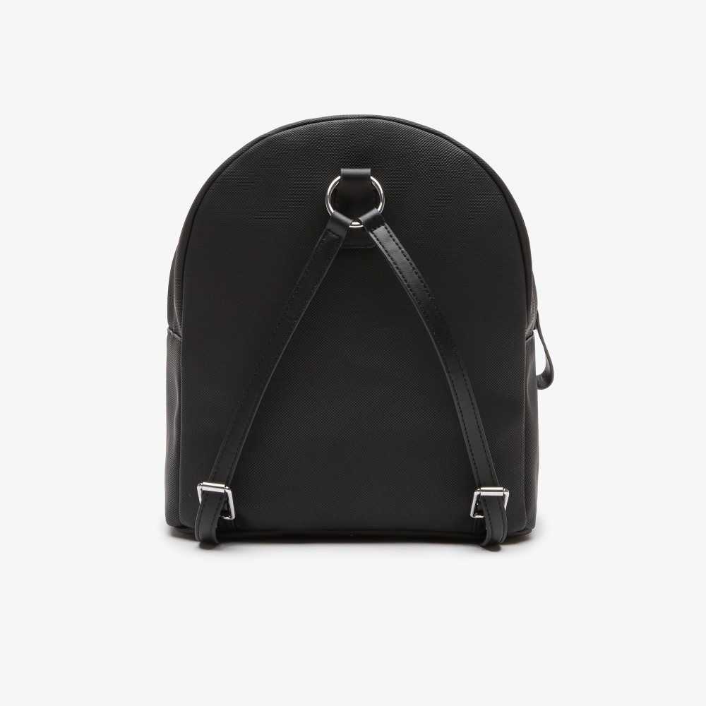 Lacoste Large Front Pocket Backpack Negras | 2654-OCHXJ