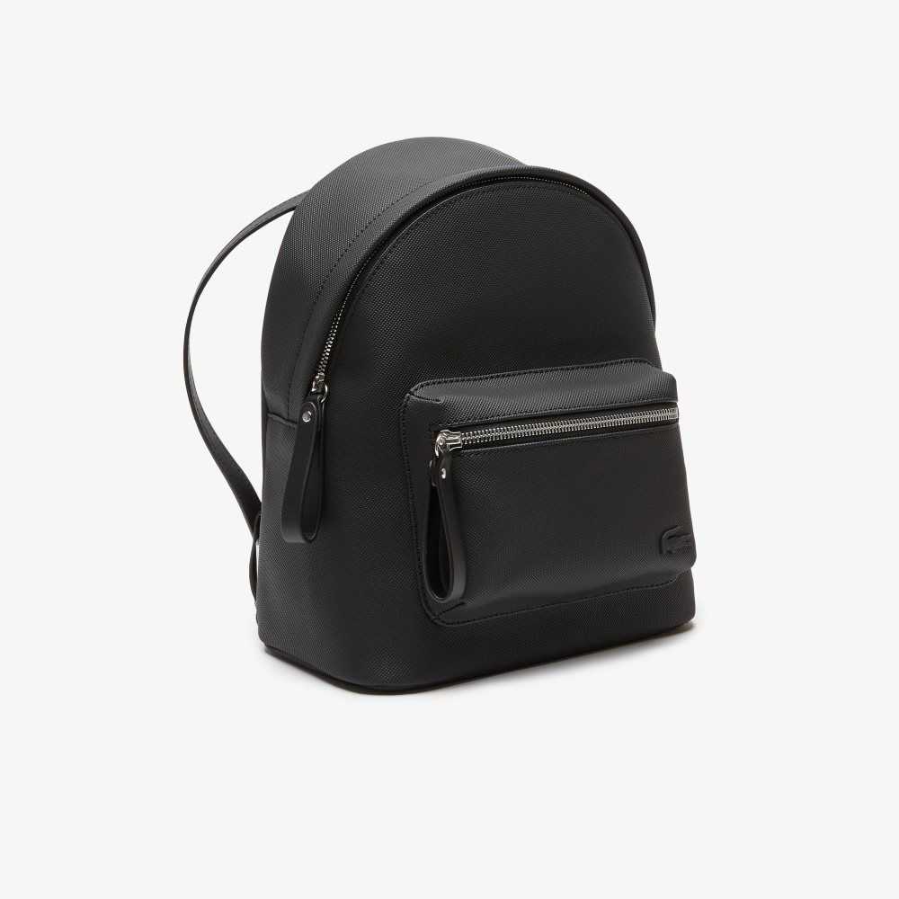 Lacoste Large Front Pocket Backpack Negras | 2654-OCHXJ