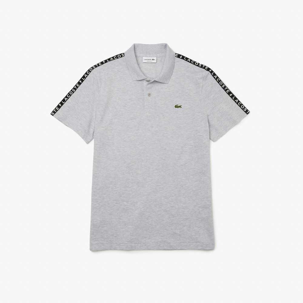 Lacoste Lettered Band Ultra-Ligeros Algodon Gris | 9276-LNWOY