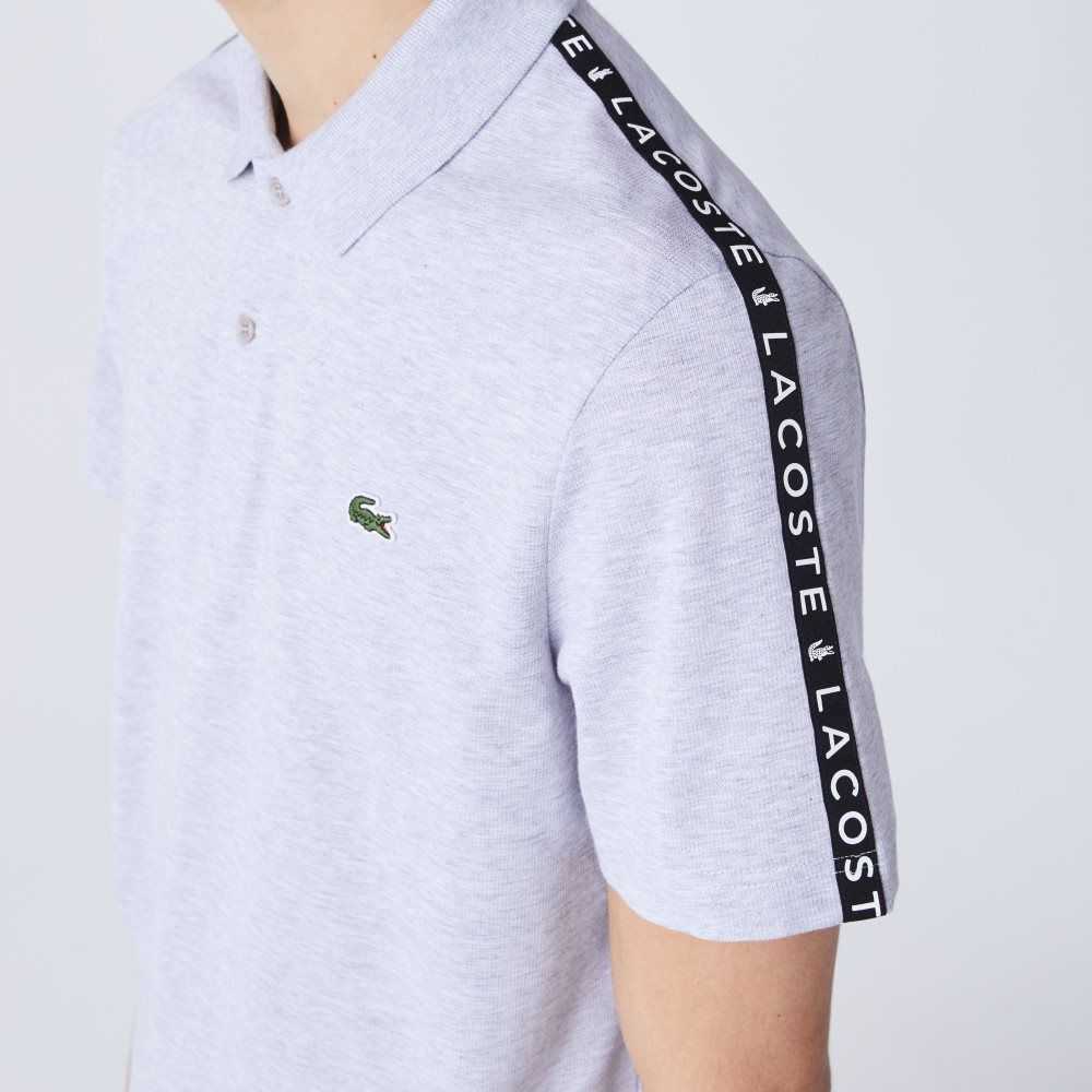 Lacoste Lettered Band Ultra-Ligeros Algodon Gris | 9276-LNWOY