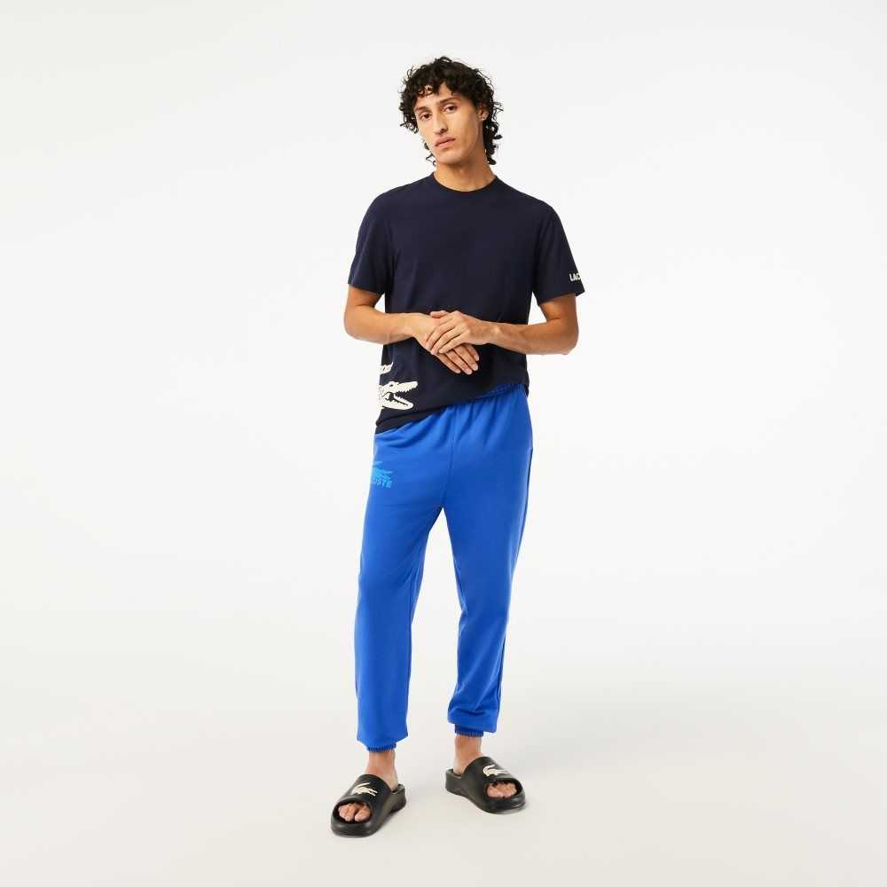 Lacoste Ligeros Lounge Pants Azules | 5924-EKPXI