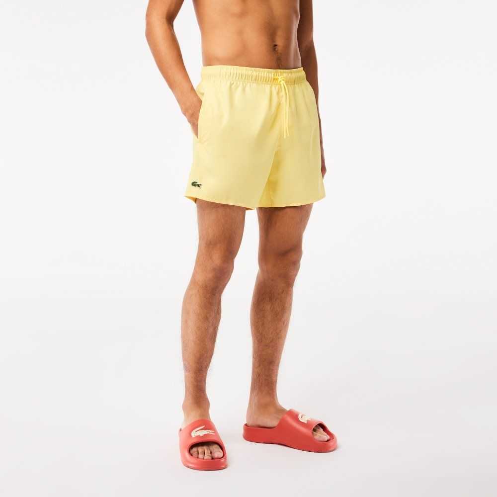 Lacoste Light Quick-Dry Swim Amarillo Verde | 3012-MKETC