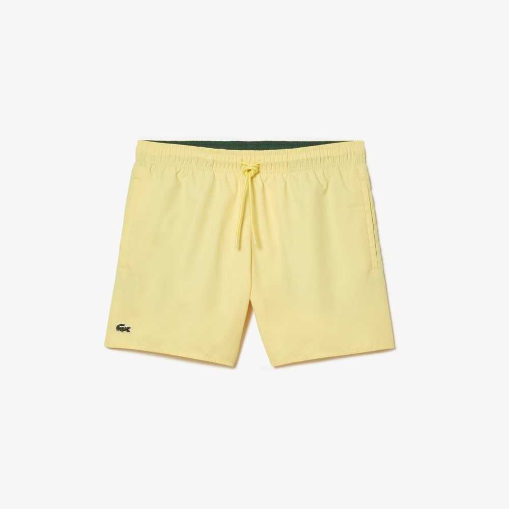 Lacoste Light Quick-Dry Swim Amarillo Verde | 3012-MKETC