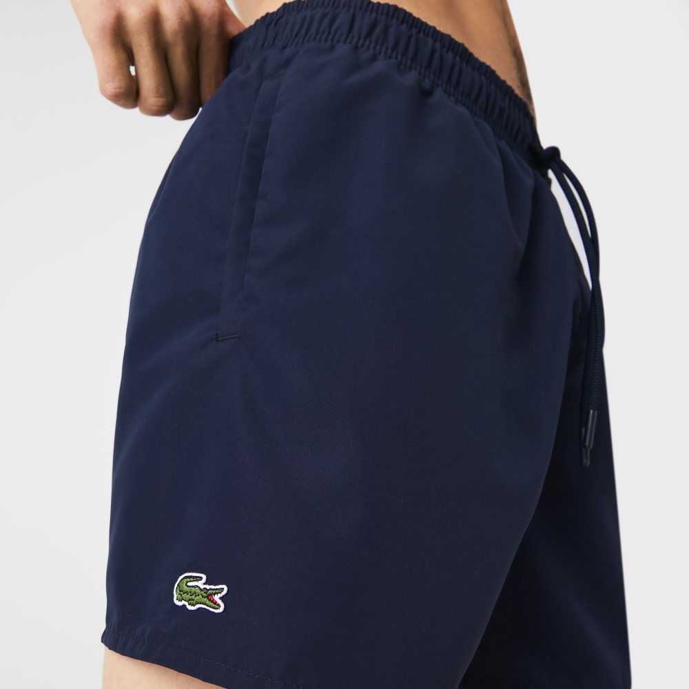 Lacoste Light Quick-Dry Swim Azul Marino Azules Negras | 9567-AXYRD