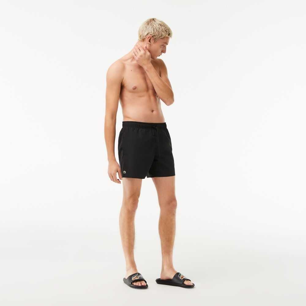 Lacoste Light Quick-Dry Swim Negras Verde | 3620-LPAMX