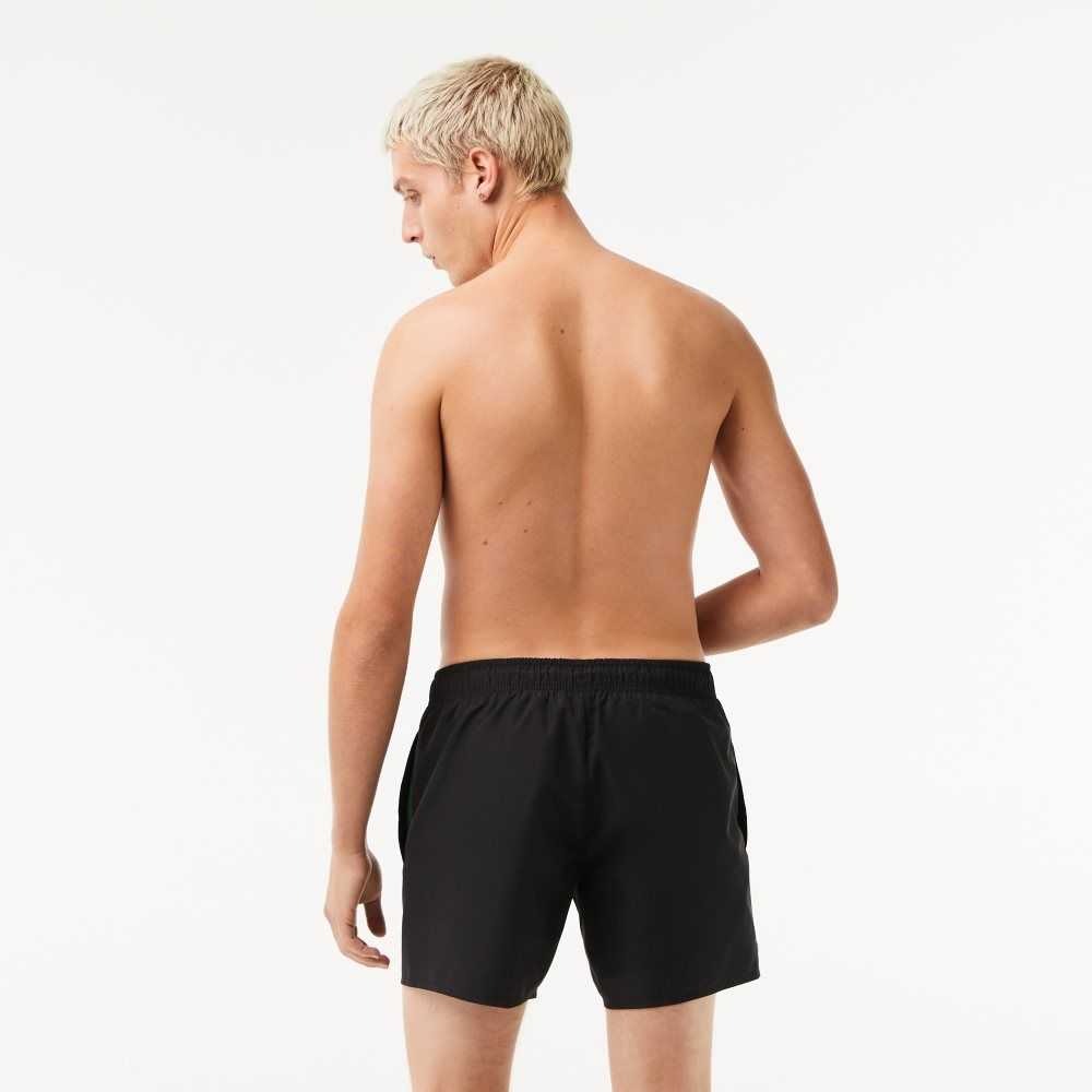 Lacoste Light Quick-Dry Swim Negras Verde | 3620-LPAMX