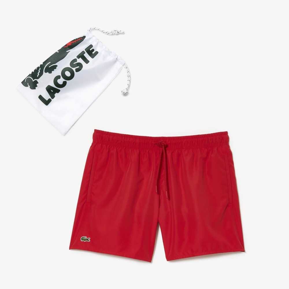 Lacoste Light Quick-Dry Swim Rojas Azul Marino Azules | 7582-IDSBY