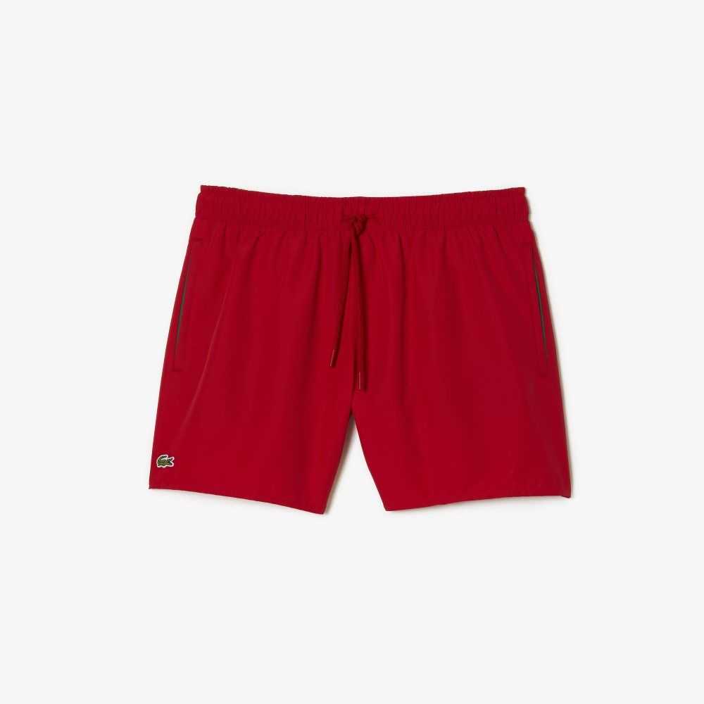 Lacoste Light Quick-Dry Swim Rojas Verde | 7281-PIHWD