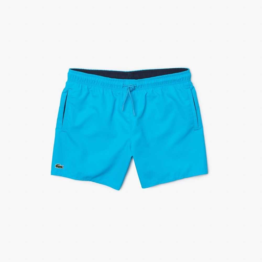 Lacoste Light Quick-Dry Swim Turquesa Azul Marino Azules | 7816-TFOQL