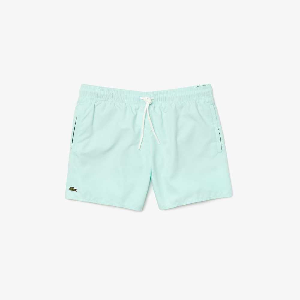 Lacoste Light Quick-Dry Swim Turquesa Verde | 0614-FXAOY