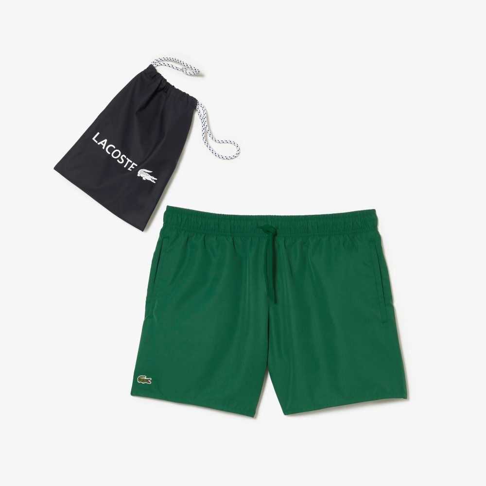 Lacoste Light Quick-Dry Swim Verde Azul Marino Azules | 8015-MLFYQ