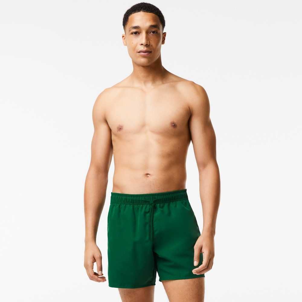 Lacoste Light Quick-Dry Swim Verde Azul Marino Azules | 8015-MLFYQ