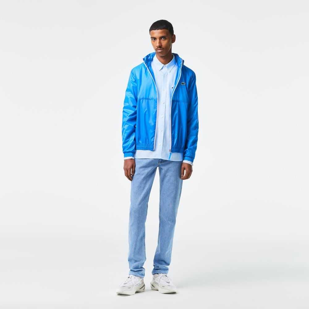 Lacoste Linen Azules Claro | 9725-NGOUZ