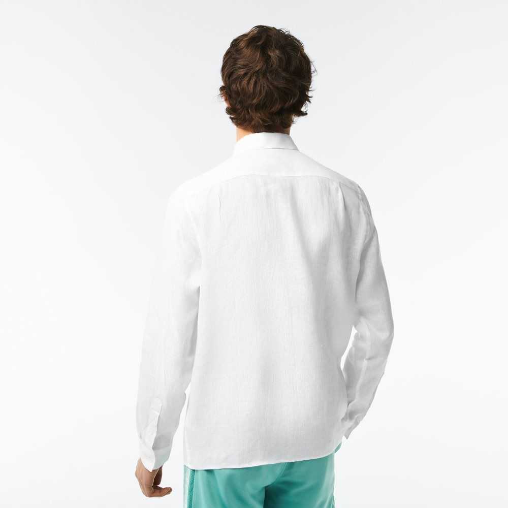 Lacoste Linen Blancas | 9075-XALHG