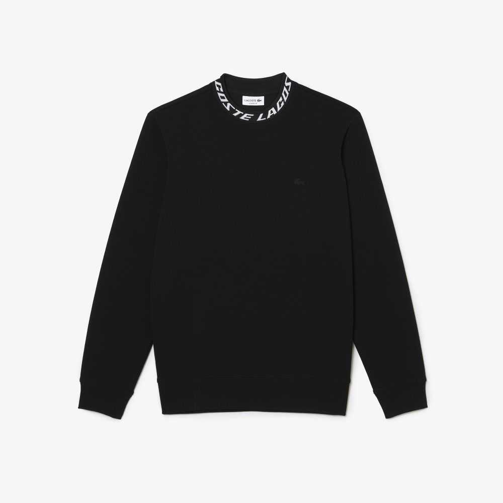 Lacoste Logo Collar Negras | 9148-CQOYM