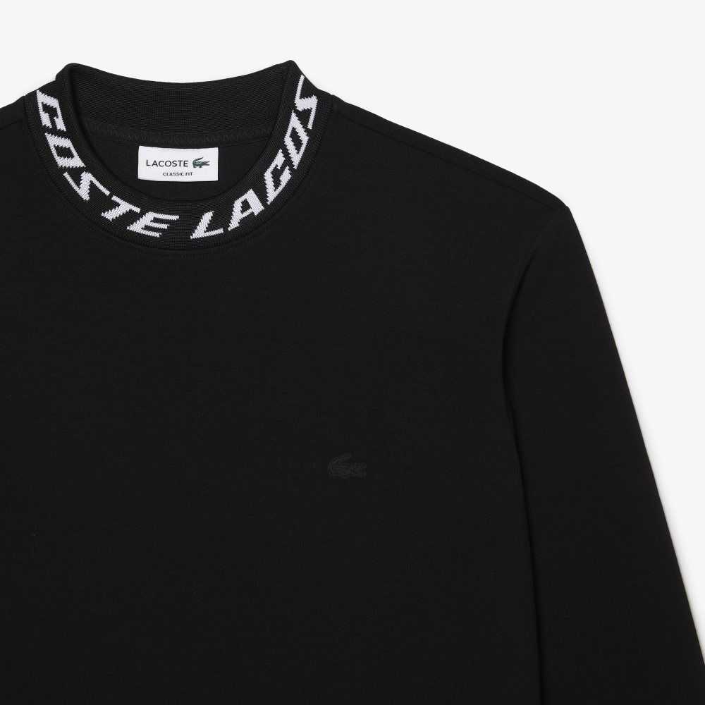 Lacoste Logo Collar Negras | 9148-CQOYM