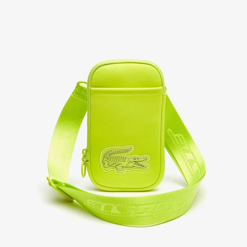 Lacoste Logo Correa Smartphone Holder Verde Claro | 2158-ZICDE