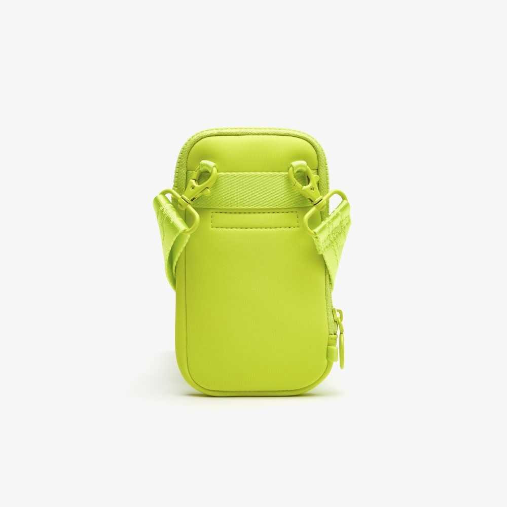 Lacoste Logo Correa Smartphone Holder Verde Claro | 2158-ZICDE