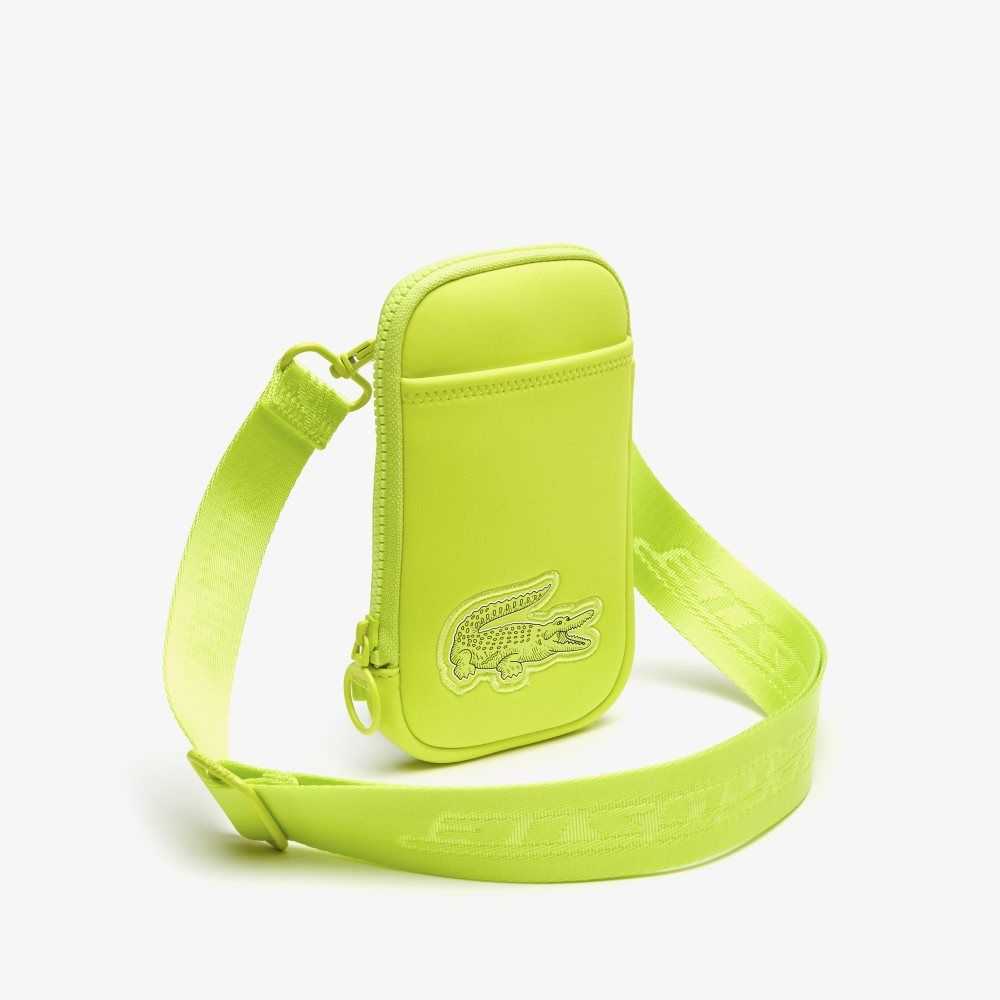 Lacoste Logo Correa Smartphone Holder Verde Claro | 2158-ZICDE