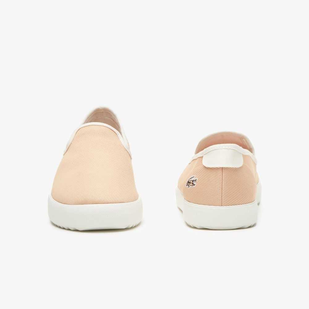 Lacoste Lona Resort Slip-On Blancas | 1420-PNEFL