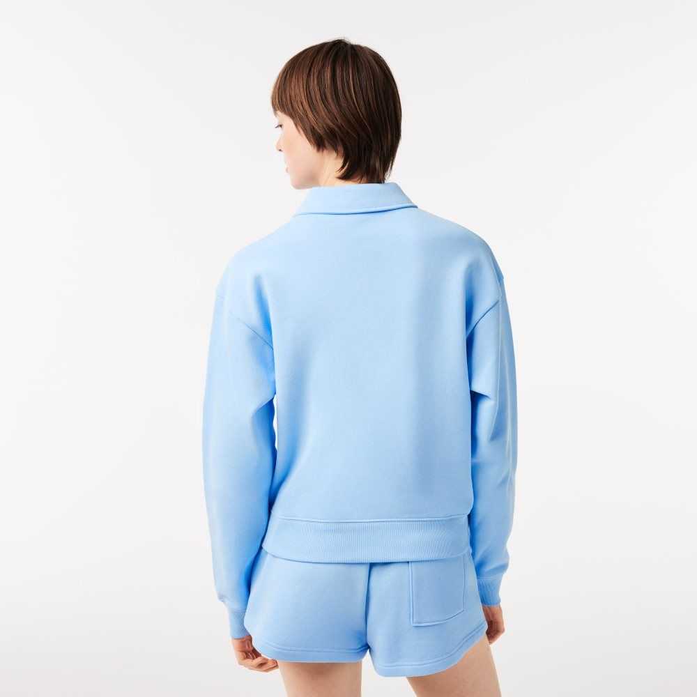 Lacoste Long Sleeve x Deportivo & Rich Azules | 7846-WJKPS