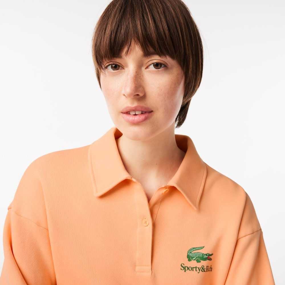 Lacoste Long Sleeve x Deportivo & Rich Naranjas Claro | 1852-OTSXR