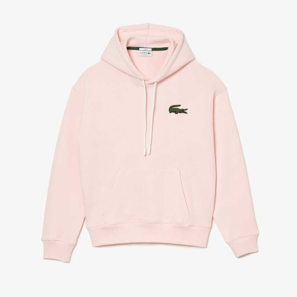 Lacoste Loose Fit Encapuchado Organic Algodon Rosas Claro | 6178-VWFUE