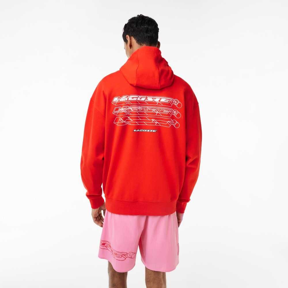 Lacoste Loose Fit Hoodie Rojas | 2179-ODQCN