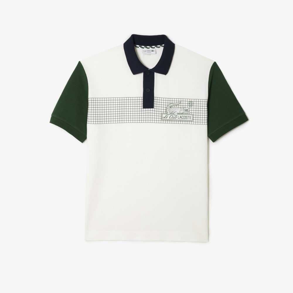 Lacoste Loose Fit Organic Algodon Multicolor | 1738-WFYKG