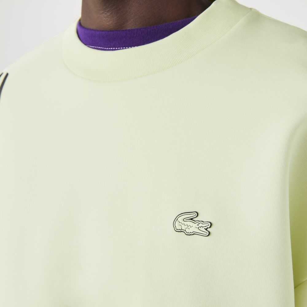 Lacoste Loose Fit Pique Amarillo | 1079-UMORA