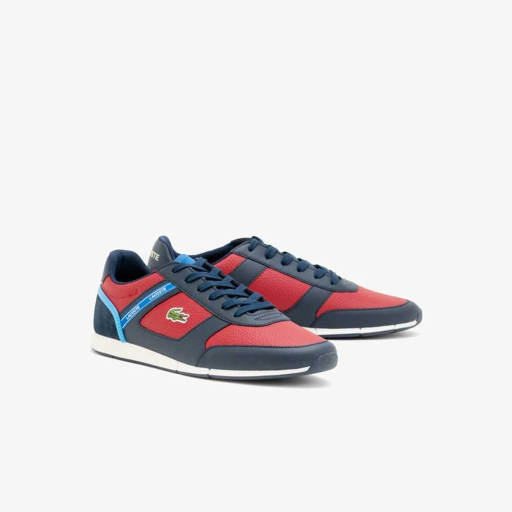 Lacoste Menerva Deporte Azules Rojas | 7261-MVIUS