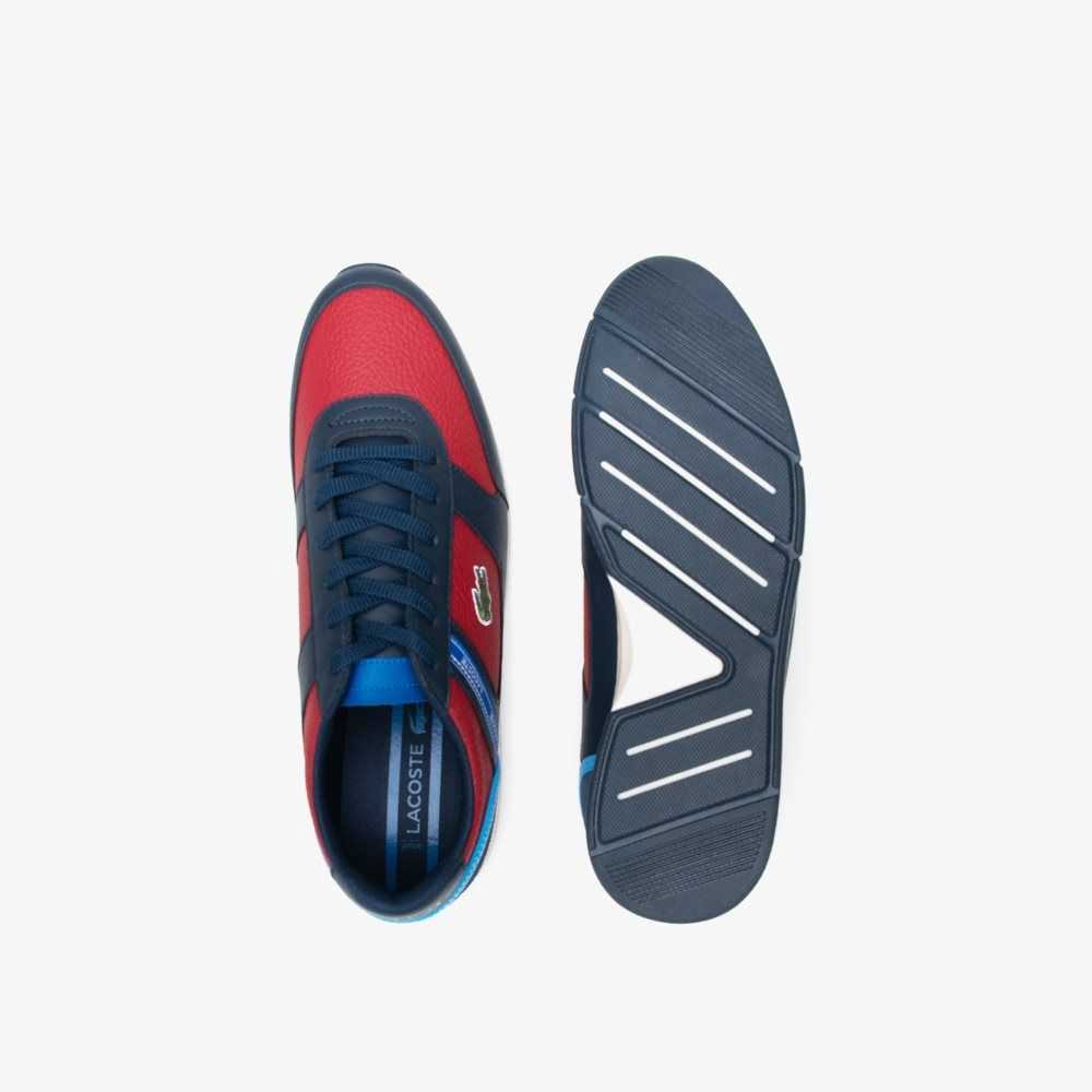 Lacoste Menerva Deporte Azules Rojas | 7261-MVIUS