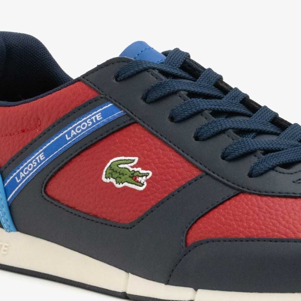 Lacoste Menerva Deporte Azules Rojas | 7261-MVIUS