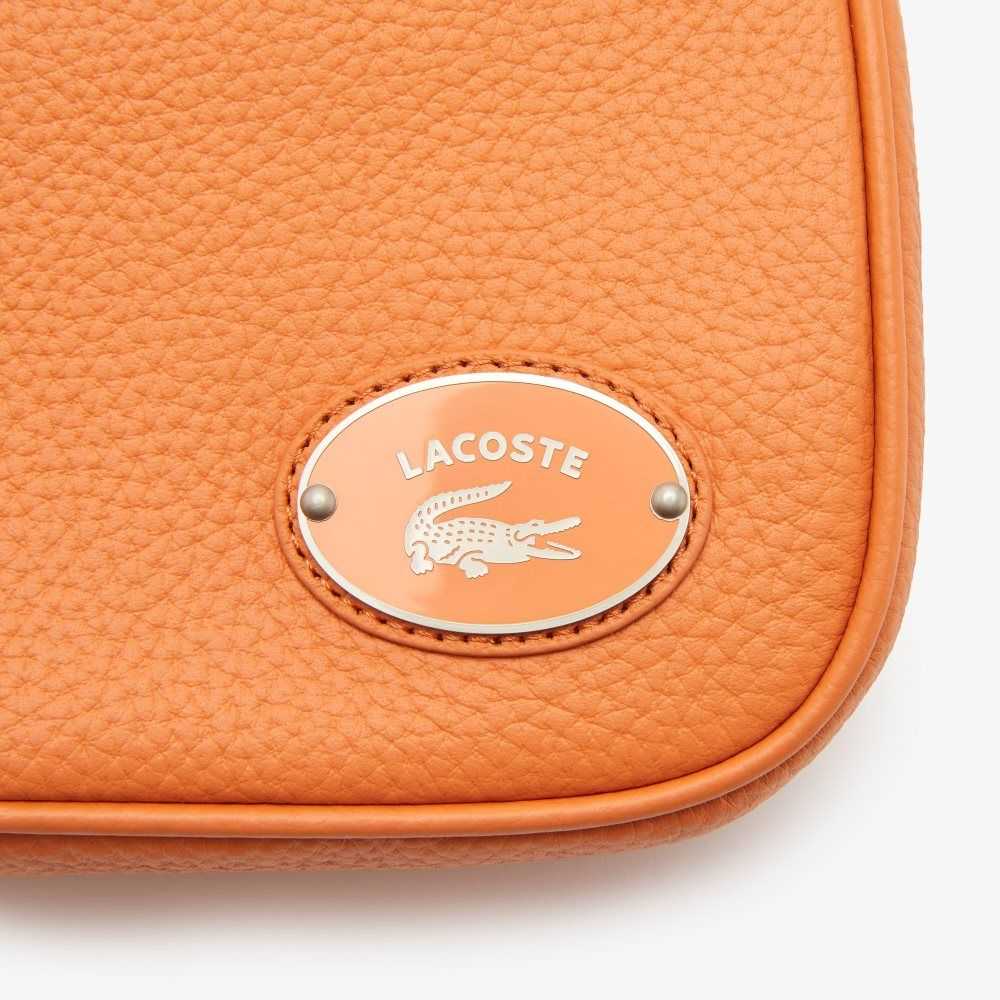 Lacoste Metal Plate Grained Cuero Shoulder Multicolor | 1052-BWTXR