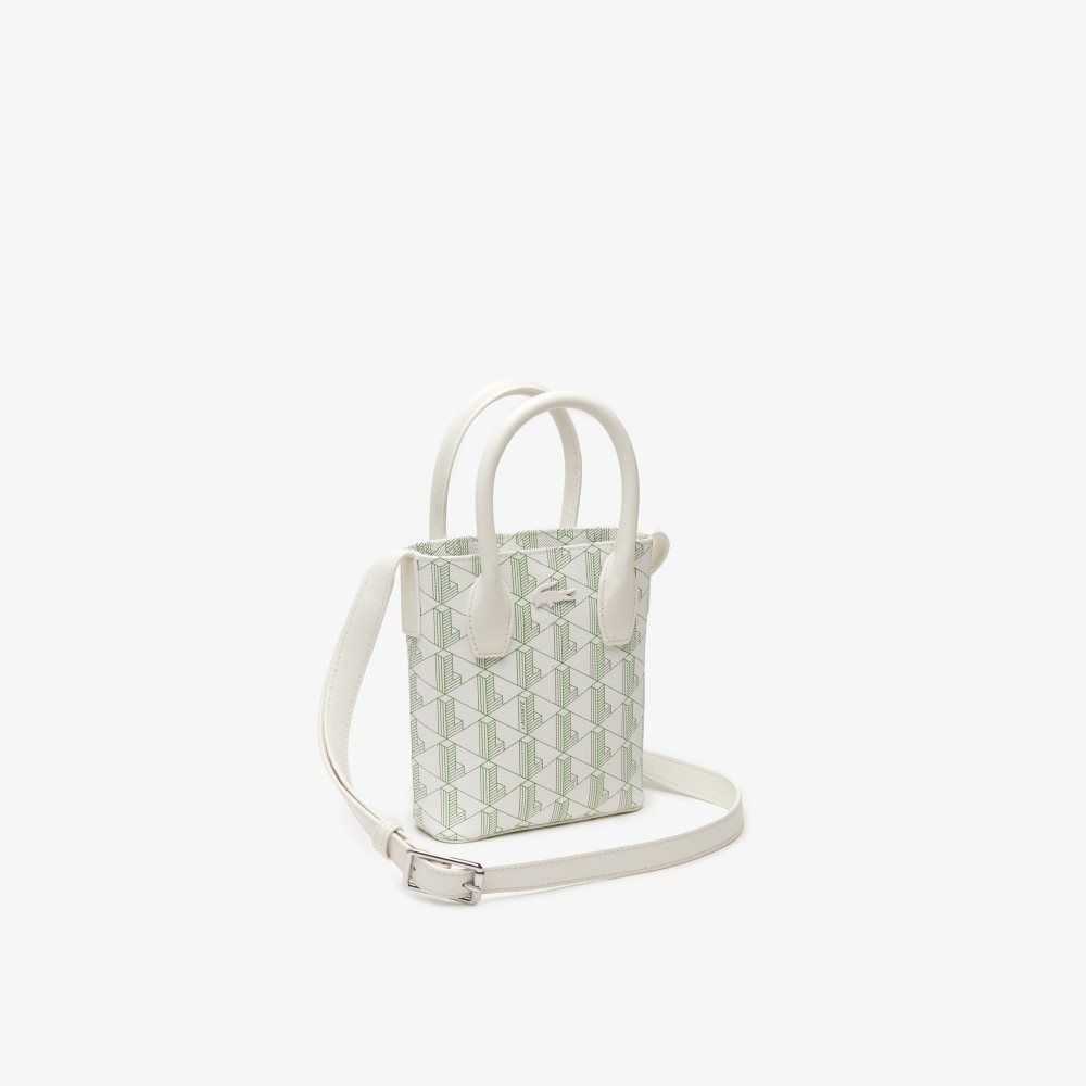 Lacoste Monogram Print Mini Satchel Multicolor | 2745-FRUWO