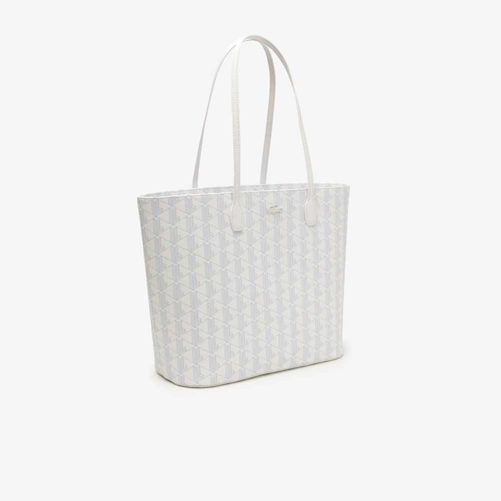 Lacoste Monogram Print Tote Multicolor | 8907-ZYSDR