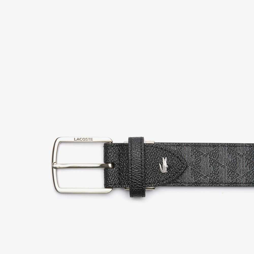 Lacoste Monogram Tongue Hebilla Woven Belt Multicolor | 1720-FRWNB