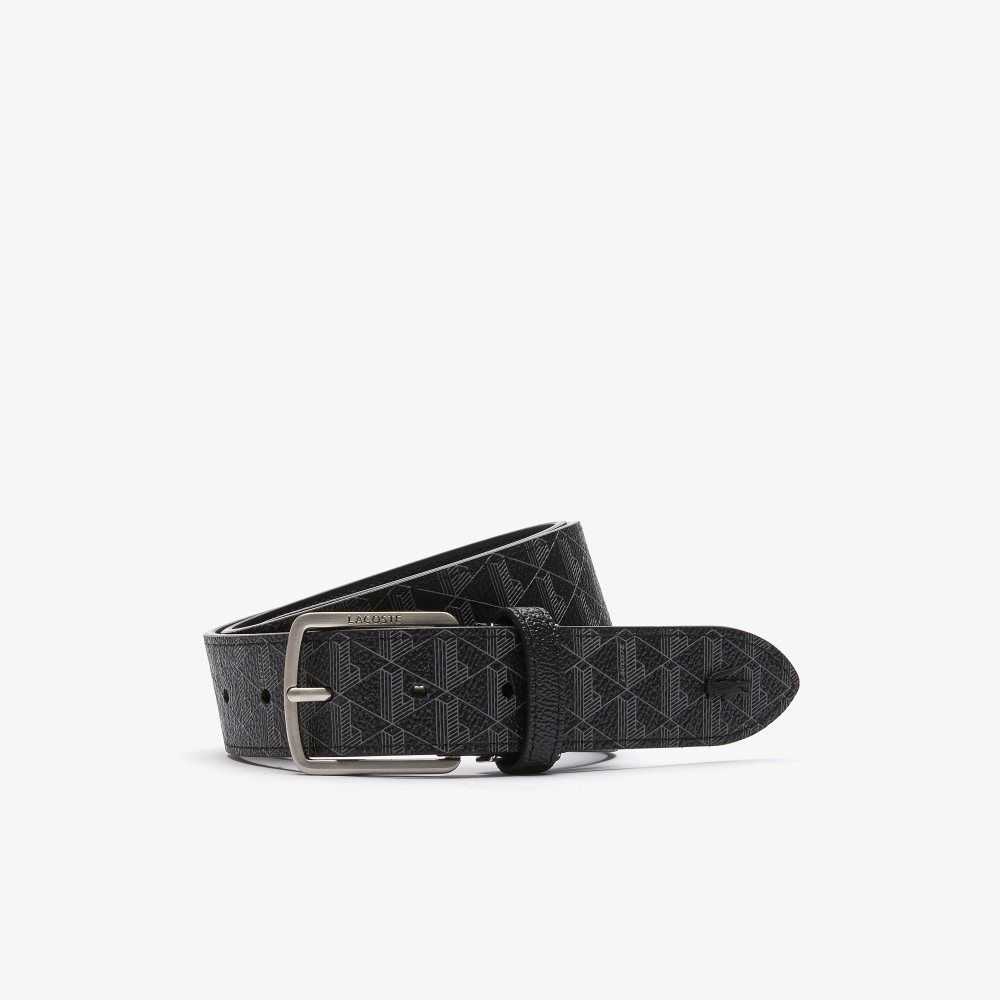 Lacoste Monogram Tongue Hebilla Woven Belt Multicolor | 1720-FRWNB