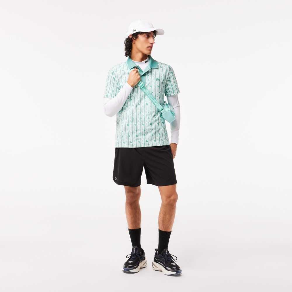 Lacoste Movement Two-Tone Printed Verde Verde Claro | 7041-JPREF