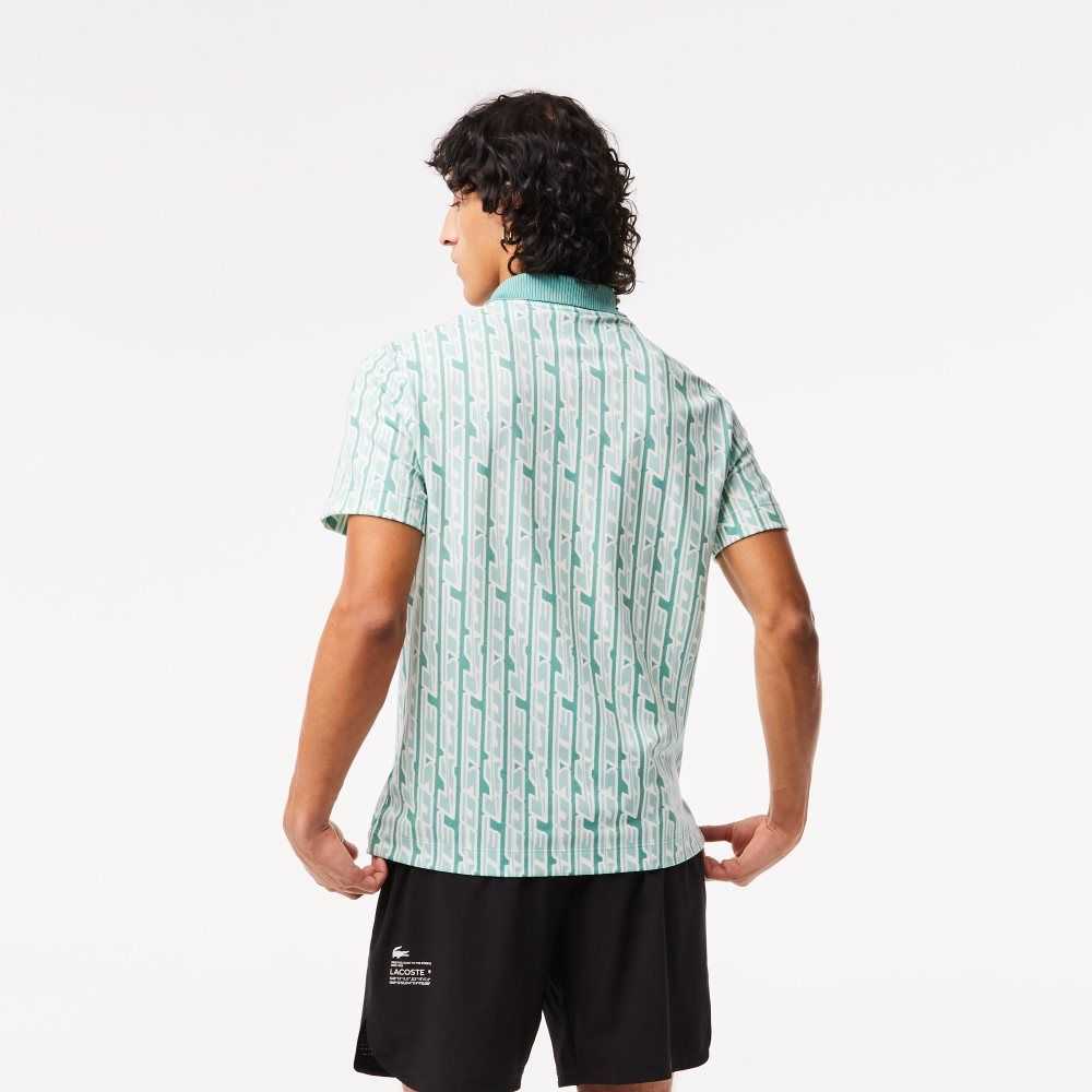 Lacoste Movement Two-Tone Printed Verde Verde Claro | 7041-JPREF