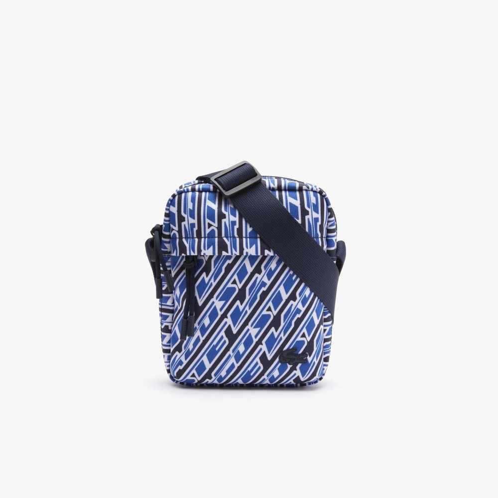 Lacoste Neocroc Logo Print Vertical Messenger Multicolor | 4096-NCPDH