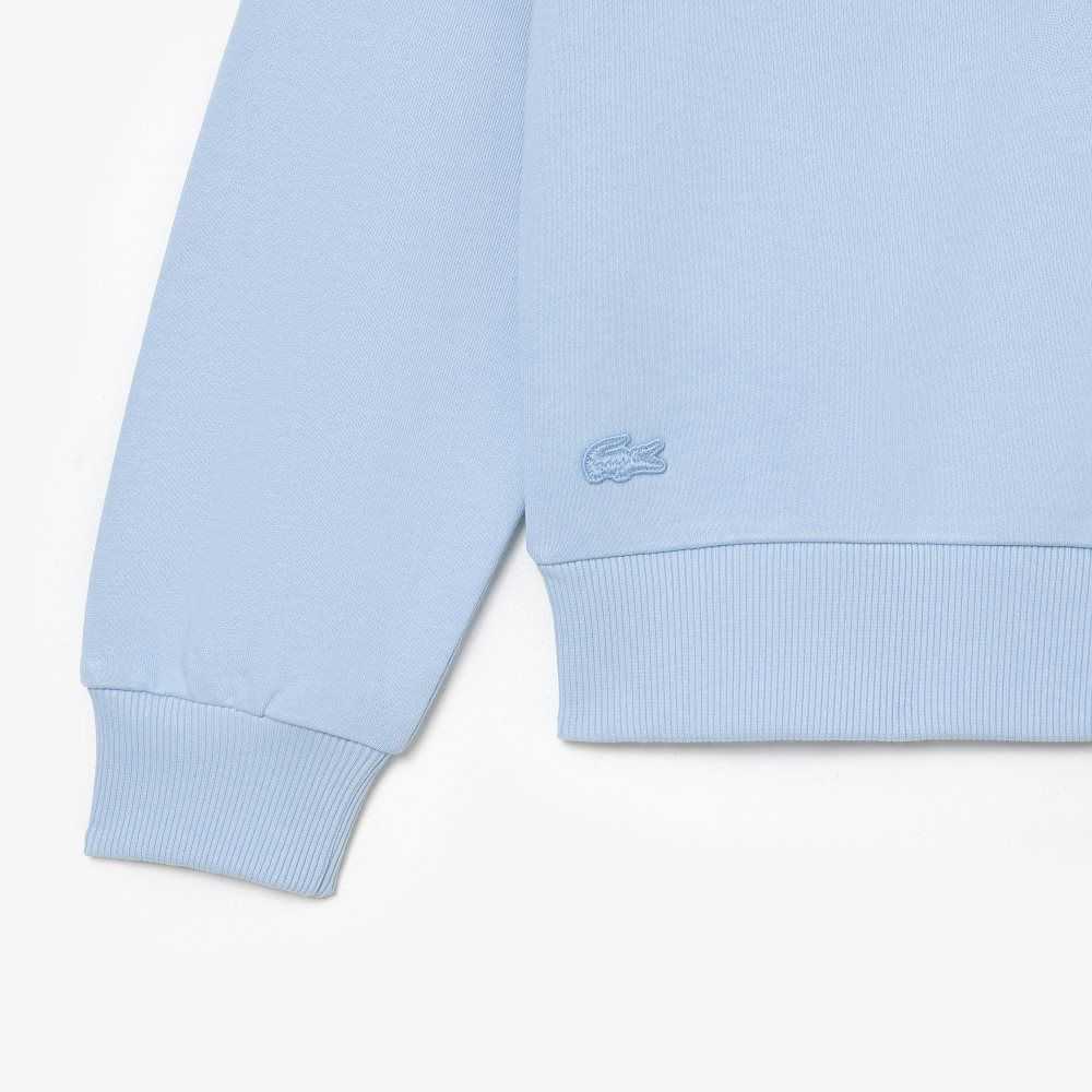 Lacoste Netflix Loose Fit Organic Algodon Fleece Azules | 4096-DKHQP