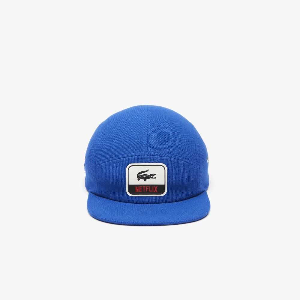 Lacoste Netflix Organic Algodon Azules | 9865-FXGKZ