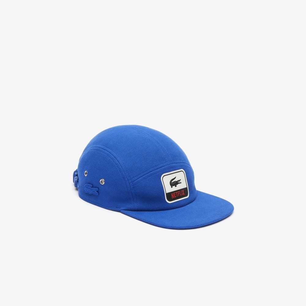 Lacoste Netflix Organic Algodon Azules | 9865-FXGKZ