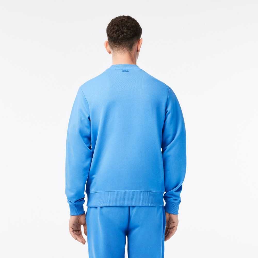 Lacoste Netflix Organic Algodon Fleece Print Azules | 1357-PMLTQ