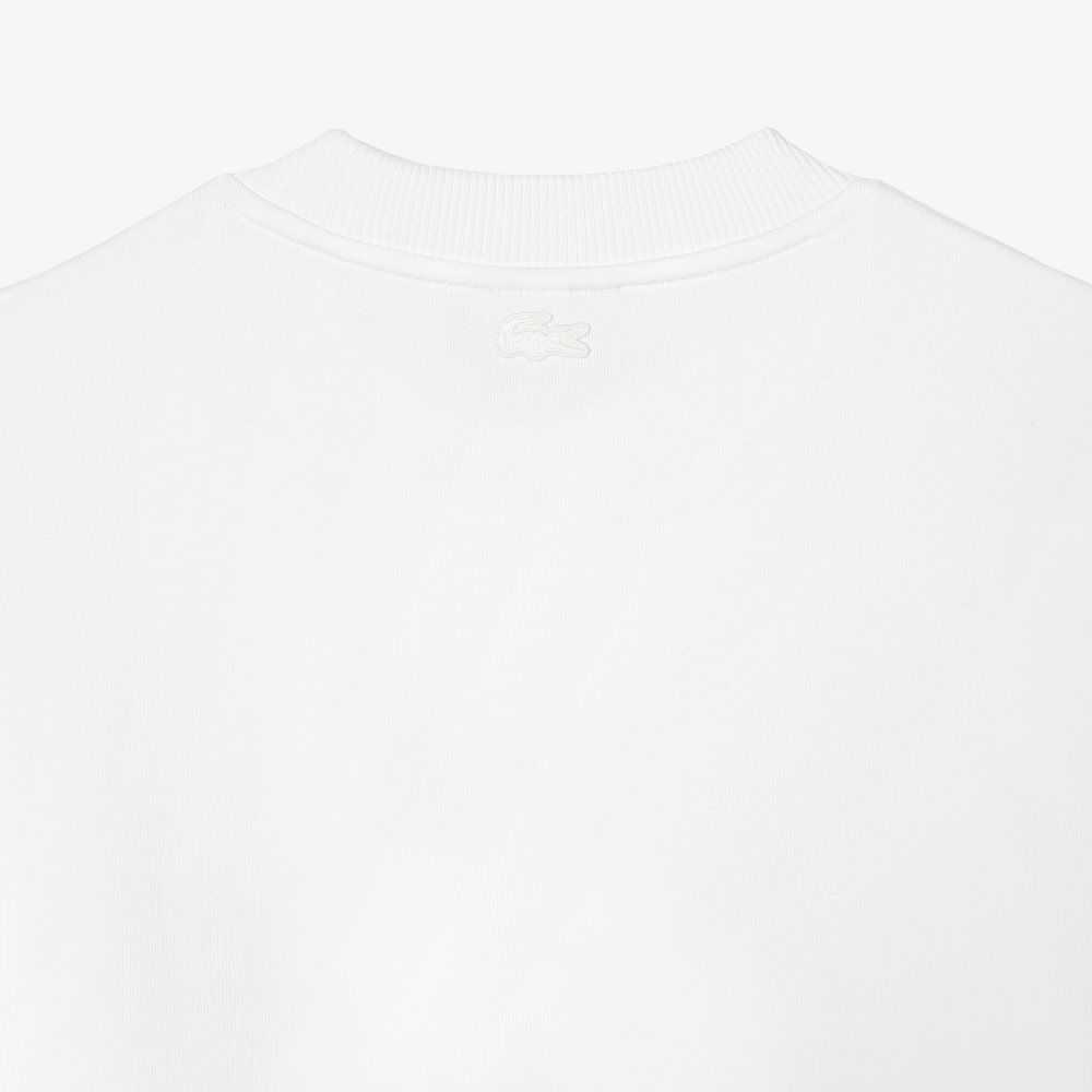 Lacoste Netflix Organic Algodon Fleece Print Blancas | 7253-GYMXP