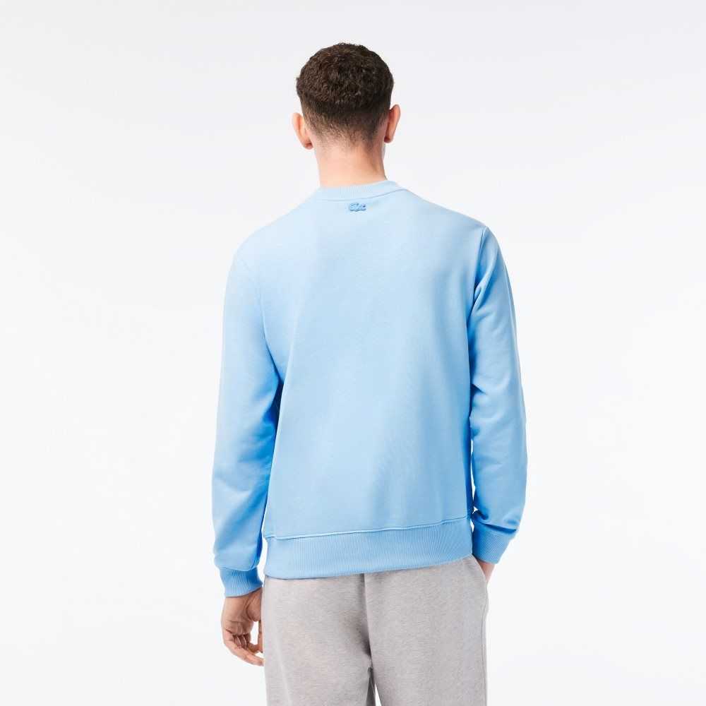 Lacoste Netflix Organic Algodon Fleece Print Azules | 9165-HUFLB