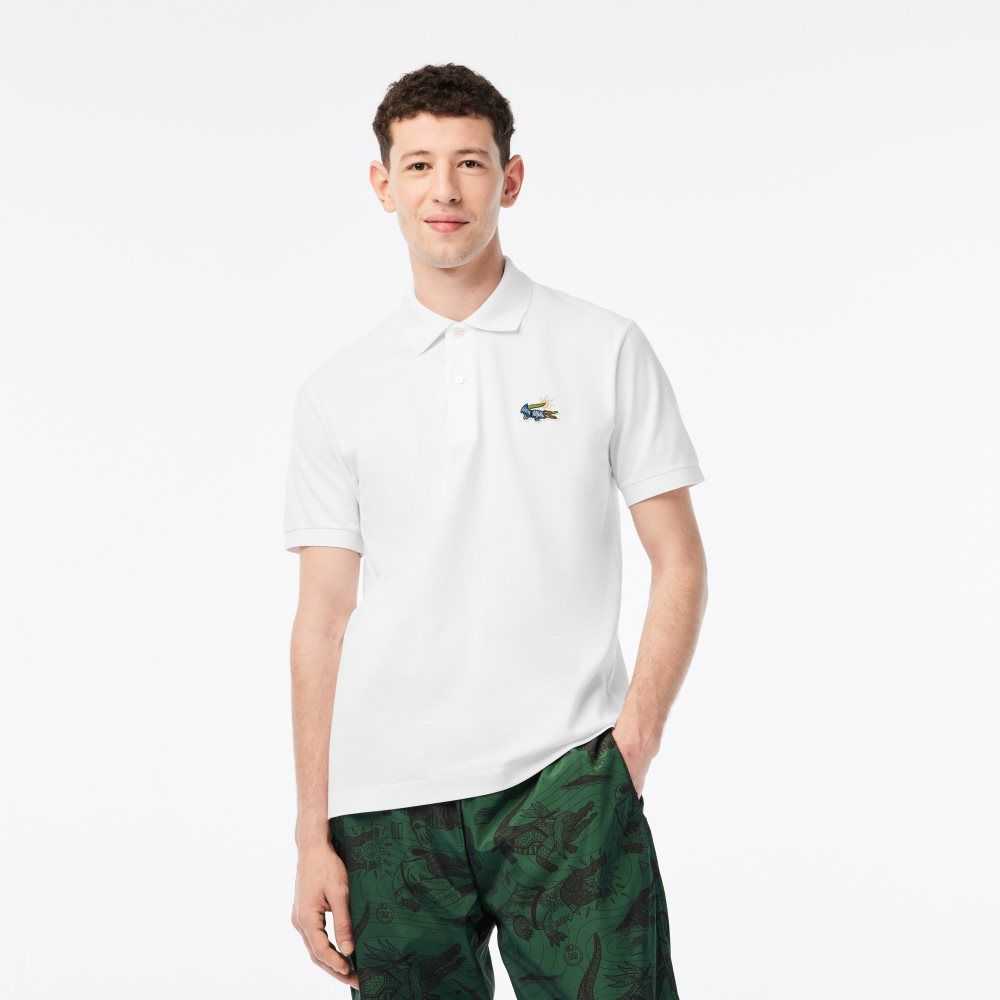 Lacoste Netflix Organic Algodon Gris Beige | 2170-PXDFT